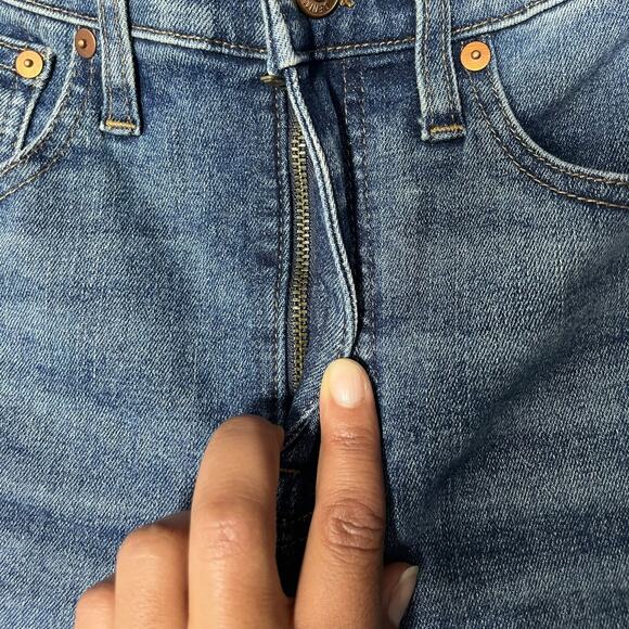 Madewell Cali Demi-Boot Jeans Women’s Size 23 | High Rise Stretch Denim Blue - Picture 13 of 16